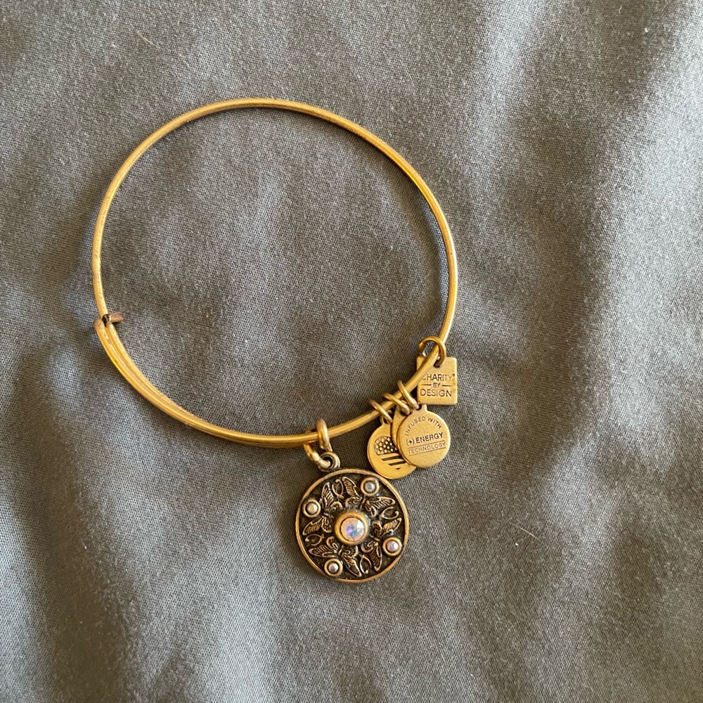 Alex and Ani - wings of change gold bracelet